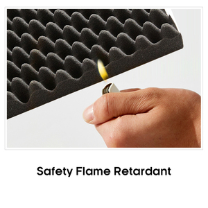 Chống Cháy Acoustic Bọt Tùy Chỉnh Cách Âm Trứng Bọt Tấm Cho Ghi Âm Phòng Thu Để Sử Dụng Với Bất Kỳ Hành Lý Chuyến Bay Trường Hợp Các Bộ Phận - Product Image 6