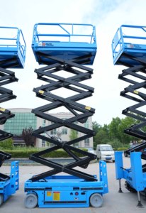 5M & 10m cắt kéo nâng nền tảng công việc trên không xây dựng nâng lên Nâng Nền Tảng Công việc nền tảng cắt kéo - Product Image 6