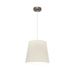 Lampada a sospensione 1xE27, in pelle, 35x35 cm; ideale per la decorazione di interni e ambienti moderni. - Product Image 1