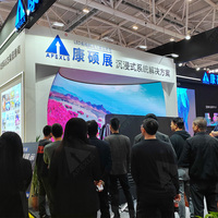 Écran LED en dôme personnalisé, affichage HD, P2 P4, expérience 4D réaliste, écran LED en dôme, écran créatif