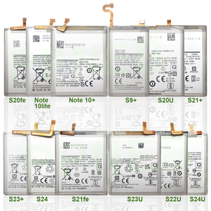 แบตเตอรี่คุณภาพสูงจากโรงงานสำหรับ <span class=keywords><strong>Samsung</strong></span> <span class=keywords><strong>Galaxy</strong></span> S2 S3 S5 <span class=keywords><strong>S6</strong></span> S7 S8 S9+ S10 S20 S10E S21 S22 5G FE Plus แบตเตอรี่เปลี่ยนทดแทนสำหรับโทรศัพท์ - Product Image 1