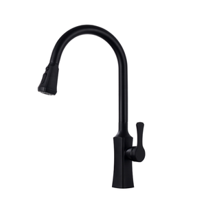 ZEPENG Modern Brass Pull-down <strong>Sprayer</strong> <strong>Kitchen</strong> <strong>Faucet</strong> Single-hole Single-handle Deck Installation <strong>Faucet</strong> - Product Image 2
