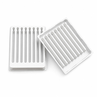 Boîte de collecte multi-emplacements en PP jetable pour échantillons, plateau de division multi-canaux, matériel de laboratoire pour expériences en lots, haute efficacité