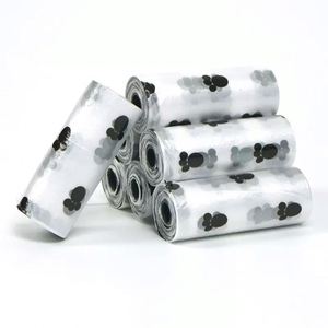 Biodegradable Dog & Cat Poop <b>Bags</b> Simple Design PBAT PLA Material 23x33cm Eco-Friendly - Product Image 1
