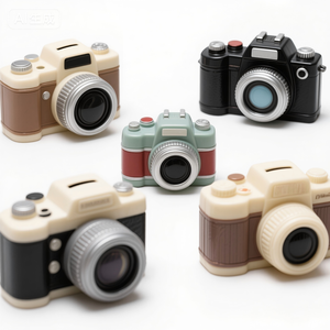 Set di Saliera e Pepiera in Ceramica a Forma di Fotocamera, Barattoli per <span class=keywords><strong>Spezie</strong></span> a Tema Fotografico Retrò per Decorazione Cucina, Regalo, 3,5 X 2,4 Pollici - Product Image 5