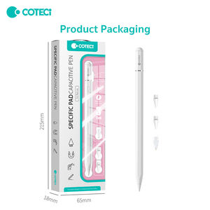 COTECi USB C Gen 3 matita di ricarica <span class=keywords><strong>penna</strong></span> magnetica capacitiva <span class=keywords><strong>con</strong></span> punte sostituibili per <span class=keywords><strong>iPad</strong></span> in metallo resistente - Product Image 4
