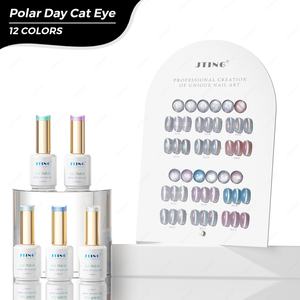 JTING Factory - Esmalte de Gel Profesional de 12 Colores Efecto Ojo de Gato, Sin Hema, Sin TPO, Suministros para Uñas OEM, Esmalte de Gel para Salón - Product Image 1