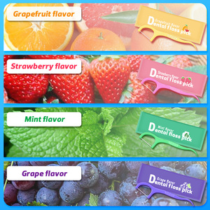 Fil dentaire à mâcher aromatisé aux fruits, 30 pièces par boîte, outil de nettoyage dentaire jetable ultra-fin - Product Image 4