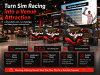 RenixSim 4 Dof Car Motion Game Simulator Arcade Racing Sim Rig Kit Configuración de simulador de carreras llave en mano