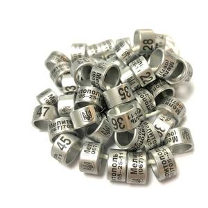 Hoge Kwaliteit Bague Oiseau Aluminium 2023 Aangepaste Homing Nummers Metaal 2-28Mm Duif Aluminium Vogel Ring Close Ring 3Mm Vogel - Product Image 1