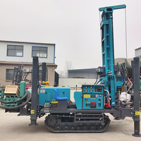 ZHIZUAN 1500m Foreuse hydraulique pneumatique diesel montée sur chenilles pour puits d'eau, machine de forage rotative avec pompe, directement de l'usine