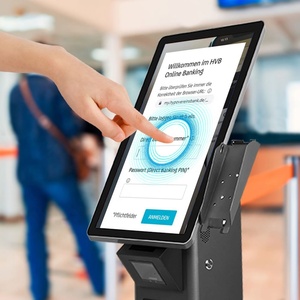 Restaurant Self Ordering Payment Kiosks <b>With</b> 80 mm <b>Printer</b> QR <b>Scanner</b> Tabletop Kiosk Touchscreen POS Holder Self Checkout Kiosk - Product Image 4