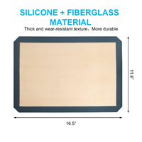 Tapis de Cuisson en Silicone Antiadhésif en Tissu, Écologique, 40% Plus Épais, Personnalisé, pour Ustensiles de Cuisine – Meilleure Vente Alibaba