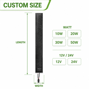 Panel Solar Largo y Estrecho Personalizado de 10W 20W 30W 12V 24V ETFE, Módulo Solar Impermeable en Forma de Tira para Cercas, Persianas, Dispositivos IoT - Product Image 2