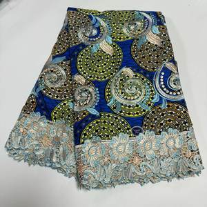 Tissu Wax Imprimé de Haute Qualité en Gros 100% Coton, Tissu Habillement Imprimé Wax Coton Populaire en Gros, <span class=keywords><strong>Pagne</strong></span> Africain - Product Image 4