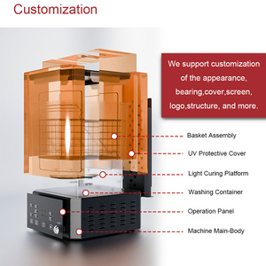 360 °   Équipement dentaire de lavage et de polymérisation UV, nettoyeur Mighty Vortex pour modèles d'impression 3D dentaires - Product Image 6