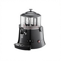 Nouvelle machine distributrice automatique commerciale noire de 5 L pour lait, chocolat chaud, thé, café et crème, idéale pour les bars
