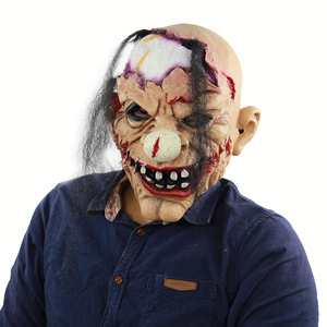 Maschera <span class=keywords><strong>Horror</strong></span> realistica in lattice spaventosa copertura per il viso di Halloween - Product Image 6