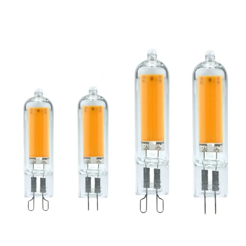 good quality Mini G4 G9 COB 3W 5W 7W glass lamp bulb warm white led replace Halogen Light