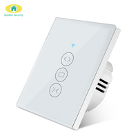 2025 Tuya Smart Home 10A Max. Interrupteur mural intelligent Wi-Fi Zigbee 1/2/3/4 gangs en verre trempé pour chauffe-eau, compatible Smart Life