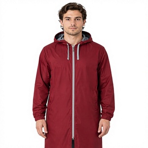 Parka de natation imperméable personnalisée de haute qualité pour adulte unisexe, manteau de bain pour équipe, veste de piscine d'hiver doublée polaire - Product Image 1
