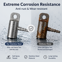 Bloc de raccordement de ligne de frein en acier inoxydable, raccord en T à 2 voies CNC à fixation fixe pour système d'huile hydraulique de moto