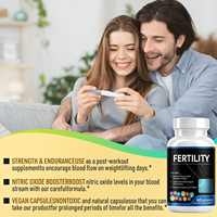 Complément de fertilité OEM/ODM pour hommes, multivitamines masculines avec racine de maca, L-carnitine, soutient l'équilibre hormonal et la motilité