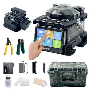 DFBRUZZ 6481A9 Fusionadora de Fibra Óptica con Pantalla Táctil de 4.3 Pulgadas, Alimentada por Batería, Kit de Máquina para Producción de Fibra Óptica - Product Image 1
