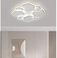 Plafonnier LED moderne fin et léger de style simple pour la maison intelligente, à montage en surface, pour chambre à coucher et salon