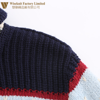 Cardigan d'hiver en tricot personnalisé pour hommes, manteaux et vestes antirétrécissement en pull-over doux en cachemire
