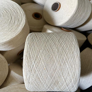 Vente en gros de fil de coton mélangé recyclé Ne1/16 pour tricoter à bas prix - Product Image 1