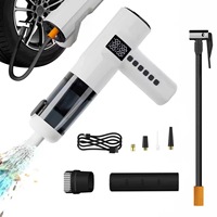 Mini aspirateur sans fil électrique portable rechargeable, compresseur d'air pour voiture, pompe ABS, gonfleur de pneus numérique 150 PSI, batterie