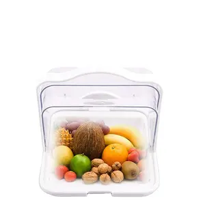 Caixa de presente para degustação de alimentos ABS, supermercado de corrente, degustação gratuita de pão de frutas, seguro, ecológico, transparente, leve e barato