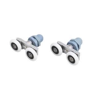 Jiateng Shower Door Rollers 1920232527 <b>Plastic</b> Dual <b>Wheel</b> For Bathroom Sliding Door - Product Image 1
