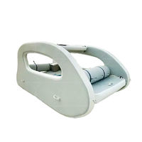 Bateau de fête gonflable de luxe à énergie solaire avec moteur électrique pour les loisirs en plein air, nettoyeur de piscine et couverture inclus