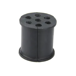 Multi-Hole Stackable Snap-In Universal Barrel Cushions Multi Hole Hanger Inserts Rubber Grommets With Multiple Hole