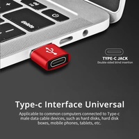 Adaptador de ordenador portátil Tipo-C USBC Hembra USB3.0 3A Adaptador convertidor macho Adaptador Soporte PD Carga rápida para iphone samsung Conector