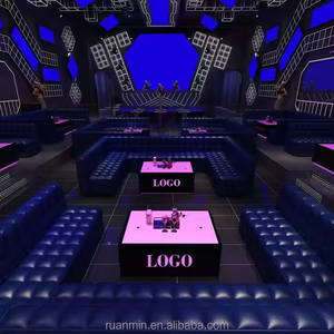 מודרני בר אופנתי Ktv שולחן ספה ספה בית קפה מושבים ריהוט סטים סגנון מוסיקה שולחן עבודה כיסא - Product Image 4