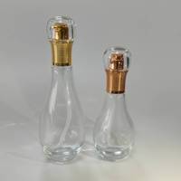 Soins de la peau personnalisés 60ml 120ml 150ml Conception en forme de boule de bowling Emballage cosmétique de luxe Ensembles de bouteilles et de bocaux en verre