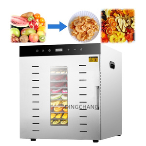 Điện Sưởi Ấm Trái Cây Sấy Khô Dây chuyền Chế Biến Thực Phẩm Dehydrator Máy Khô Thịt Nhà Sản Xuất Trái Cây Sấy Dòng - Product Image 1