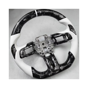 Tùy Chỉnh Giả Mạo Bất Carbon Fiber Và Da Ban Chỉ Đạo Wheel Cho 2015 2016 2017 2018 2019 2021 2022 Cho Ford <span class=keywords><strong>Mustang</strong></span> - Product Image 3