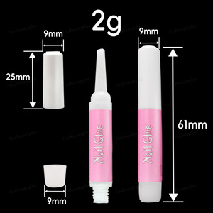 Colle à ongles professionnelle |   Adhésif longue durée pour faux ongles et kit de pointes d'ongles - Product Image 2