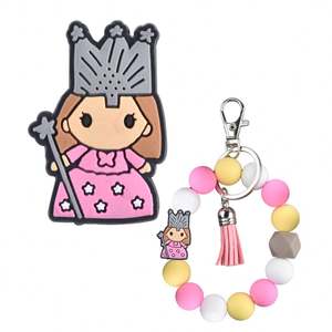 <span class=keywords><strong>PVC</strong></span>フォーカルビーズペンデコレーション用マジックハットハートピンク毎日<span class=keywords><strong>PVC</strong></span>フォーカルビーズキーチェーン作り - Product Image 1