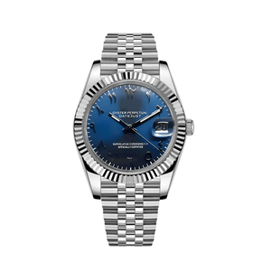 Montre automatique multifonction à cadran journalier avec bracelet en acier inoxydable et mouvement NH35, design modifié, en promotion - Product Image 4