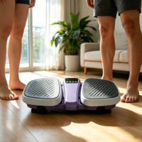 Mini plaque vibrante sans fil portable en ABS pour usage domestique, machine de fitness pour tonifier, remodeler, amincir et favoriser le bien-être