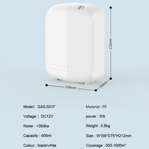 Sảnh khách sạn 400ml điện tinh dầu hương thơm khuếch tán ứng dụng điều khiển Wall Mount đa chức năng khuếch tán hương thơm - Product Image 4