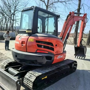Excavadora Usada Kubota U55 de 5.5 Toneladas, Original de Japón, a Bajo Precio, Mini Excavadora Usada, Maquinaria de Construcción Kubota 55 en Venta - Product Image 1