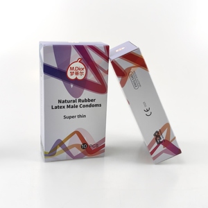 Transparentes <span class=keywords><strong>extra</strong></span> sicheres männliches Kondom mit gepunktetem Design Latex Sexspielzeug <span class=keywords><strong>Pleasure</strong></span> Spike Kondome - Product Image 1