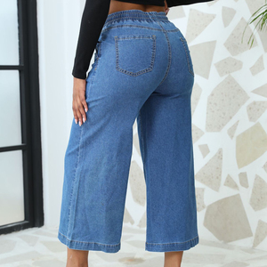 Pantalones Anchos con Cordón Elástico a la Moda para Mujer - Product Image 3