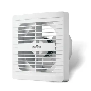 Ventilateur d'extraction de flux d'air monté sur fenêtre carrée en plastique à faible bruit électrique de 6 pouces - Product Image 1